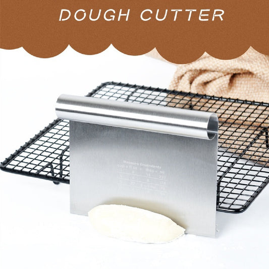 Stainless Steel Dough Scraper With Scale